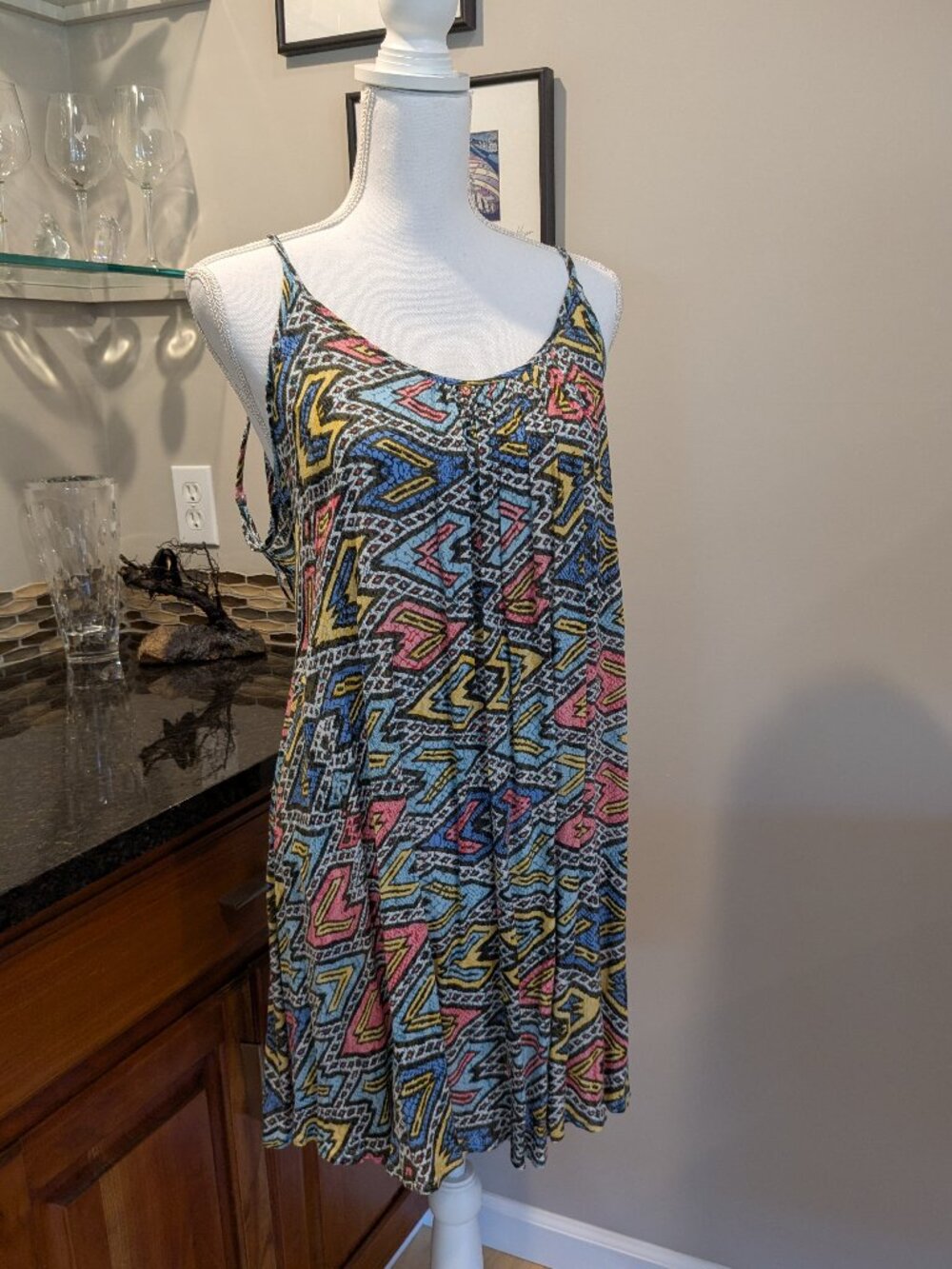 NEW Roxy Pull Over Swimsuit Dress Cover up Coverup with Sexy Stringy CrissCross
